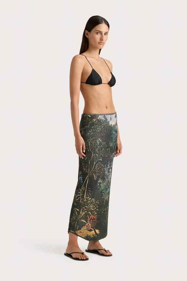 Women Loire Skirt Balinese Landscape Faithfull The Brand Skirts and Shorts Women Loire Skirt Balinese Landscape Faithfull The Brand Skirts and Shorts