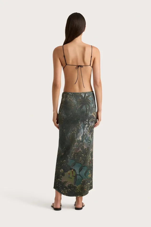 Women Loire Skirt Balinese Landscape Faithfull The Brand Skirts and Shorts Women Loire Skirt Balinese Landscape Faithfull The Brand Skirts and Shorts