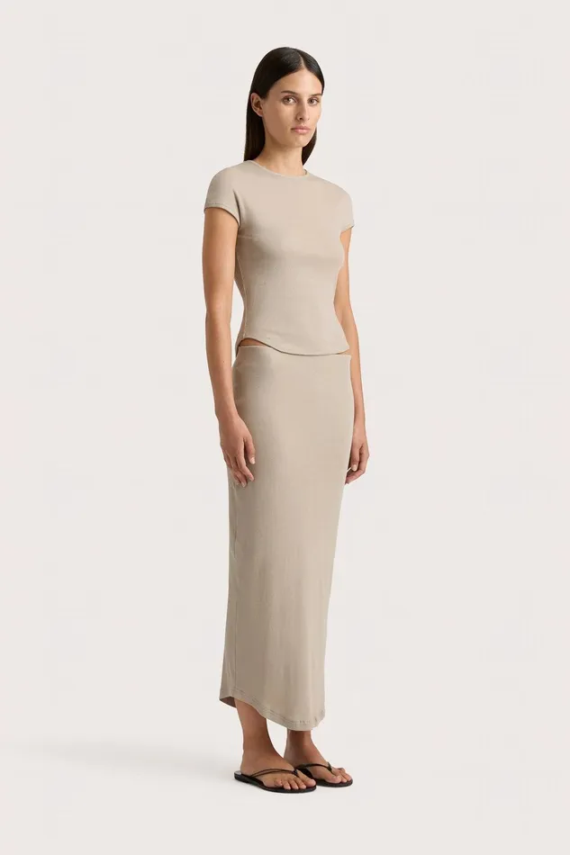 Women Loire Skirt Taupe Faithfull The Brand Skirts and Shorts Women Loire Skirt Taupe Faithfull The Brand Skirts and Shorts