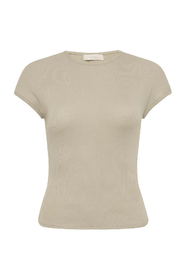 Women Loire TShirt Taupe Faithfull The Brand Tops Women Loire TShirt Taupe Faithfull The Brand Tops