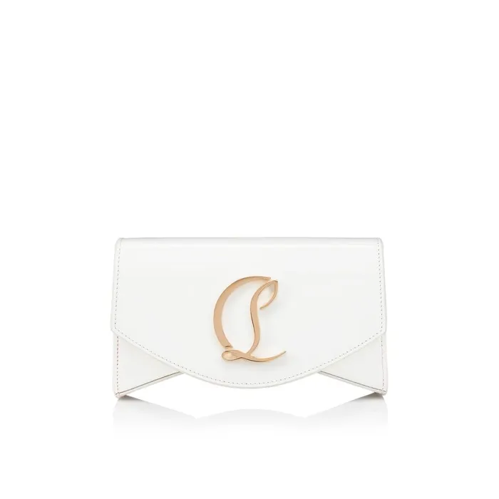 Women Loubi54 Crossbody Crossbody Bag 8211 Calf Leather 8211 Bianco White Christian Louboutin Crossbody Bags Women Loubi54 Crossbody Crossbody Bag 8211 Calf Leather 8211 Bianco White Christian Louboutin Crossbody Bags