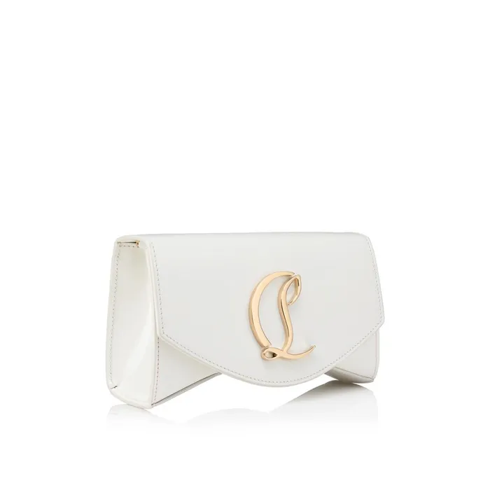 Women Loubi54 Crossbody Crossbody Bag 8211 Calf Leather 8211 Bianco White Christian Louboutin Crossbody Bags