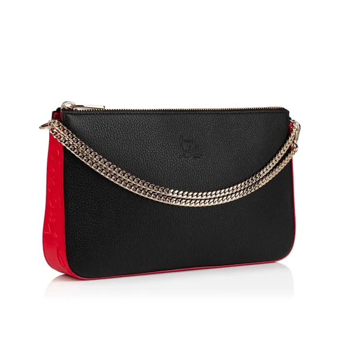 Women Loubila Hybrid Crossbody Bag 8211 Calf Leather 8211 Black Black Christian Louboutin Crossbody Bags