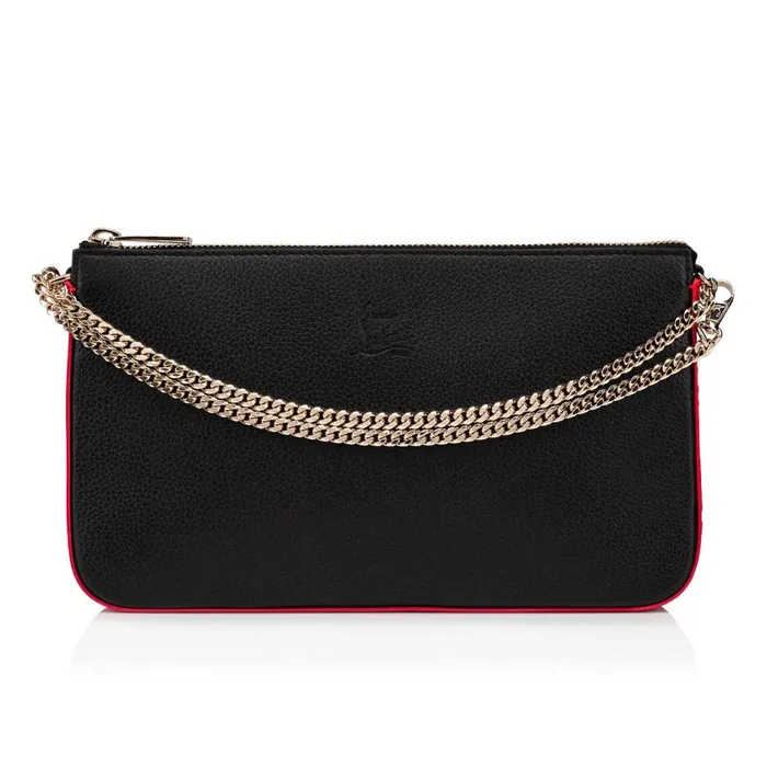 Women Loubila Hybrid Crossbody Bag 8211 Calf Leather 8211 Black Black Christian Louboutin Crossbody Bags