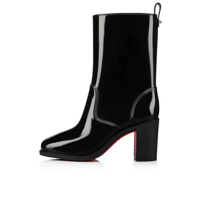 Women Loubirain 70 Mm Rain Boots 8211 PVC 8211 Black Black Christian Louboutin Ankle Boots