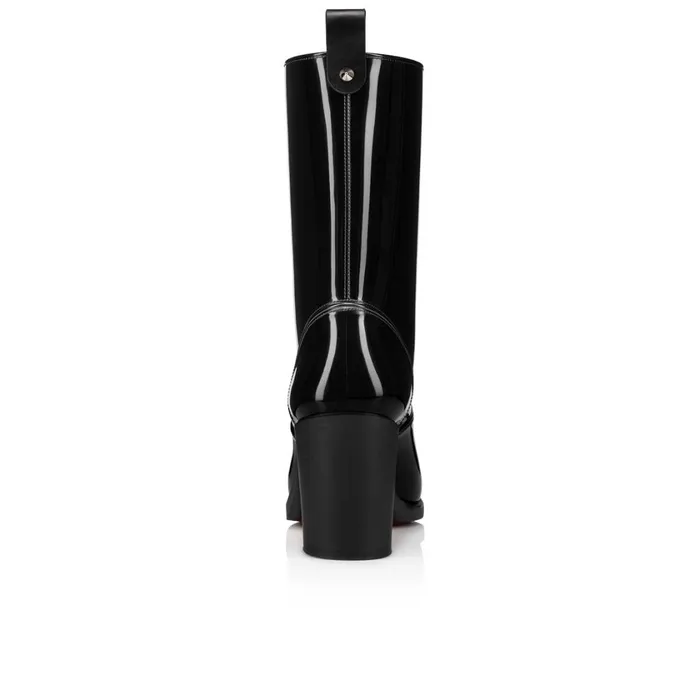 Women Loubirain 70 Mm Rain Boots 8211 PVC 8211 Black Black Christian Louboutin Ankle Boots