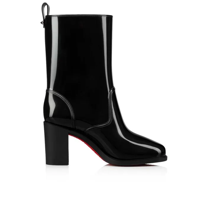 Women Loubirain 70 Mm Rain Boots 8211 PVC 8211 Black Black Christian Louboutin Ankle Boots