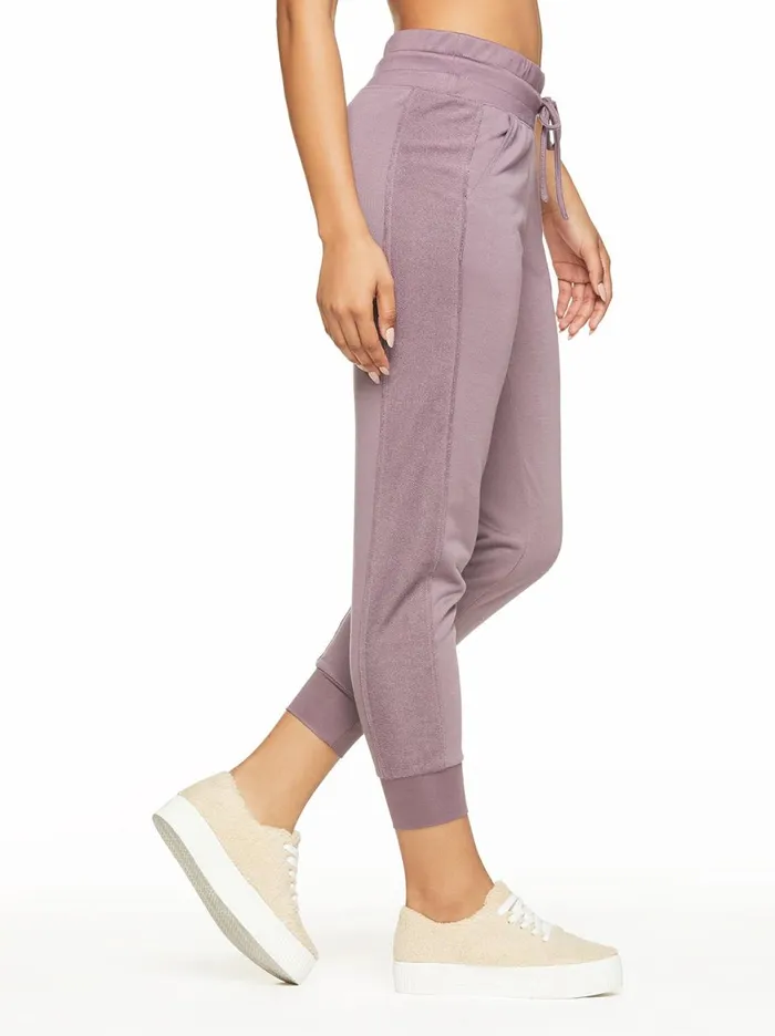 Women Loungewear Jessica Simpson Allen Jogger In Black Plum Black Plum
