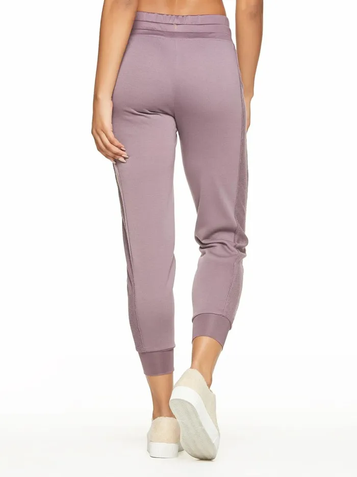 Women Loungewear Jessica Simpson Allen Jogger In Black Plum Black Plum