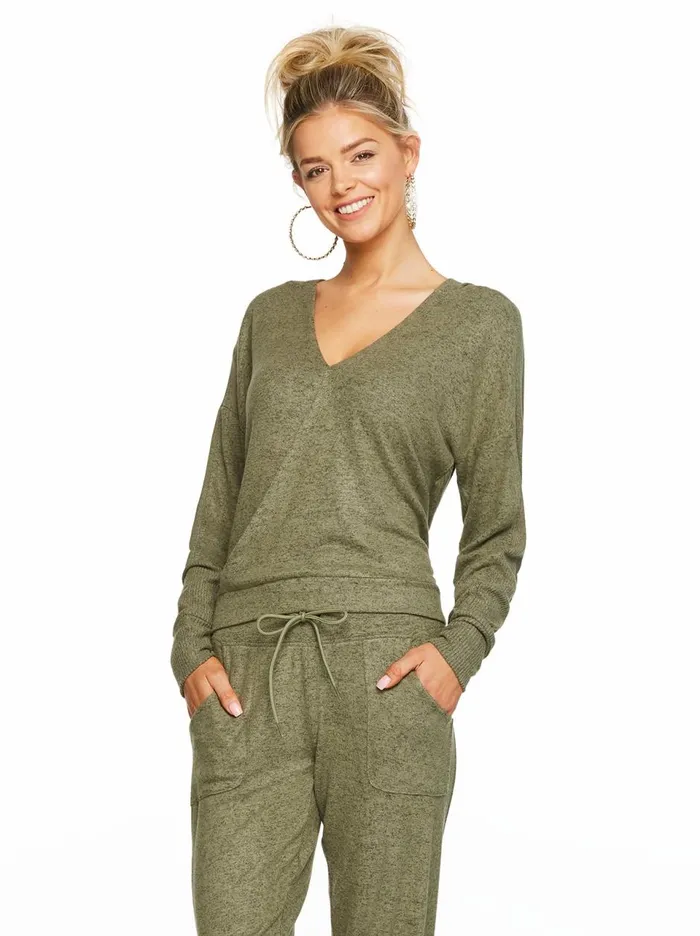 Women Loungewear Jessica Simpson Lola Pullover In Heather Lichen Green Heather Lichen Green Women Loungewear Jessica Simpson Lola Pullover In Heather Lichen Green Heather Lichen Green