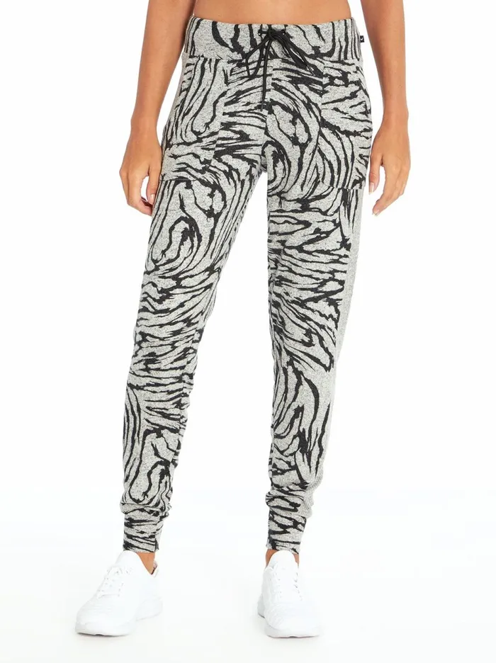 Women Loungewear Jessica Simpson Ronnie Jogger In Heather Grey Zebra Stripe Heather Grey Zebra Stripe Women Loungewear Jessica Simpson Ronnie Jogger In Heather Grey Zebra Stripe Heather Grey Zebra Stripe