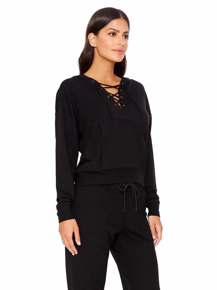 Women Loungewear Jessica Simpson Sunnyside Hoodie In Meteorite Meteorite