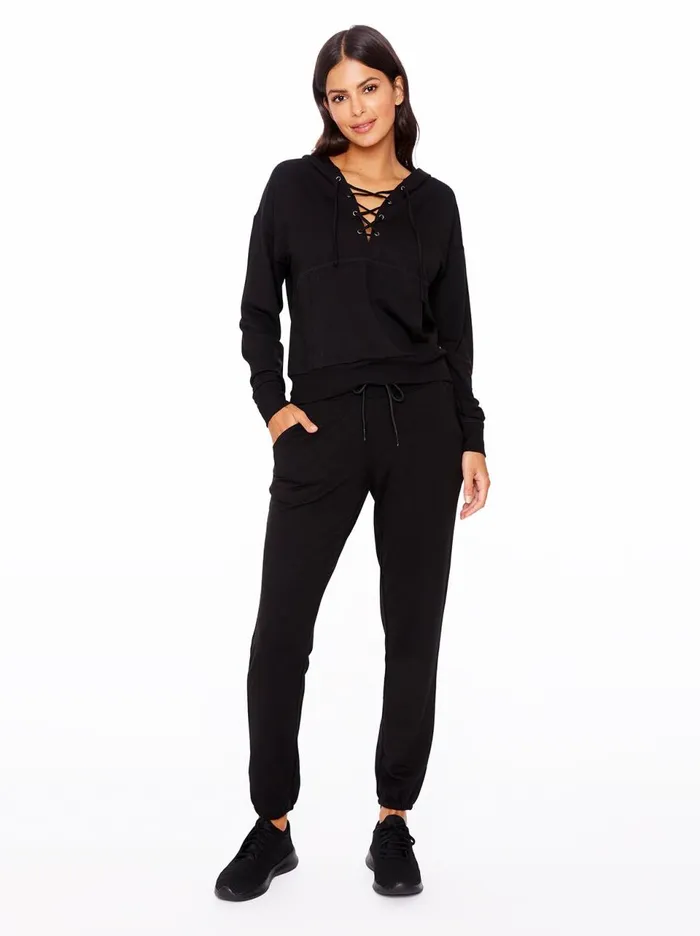 Women Loungewear Jessica Simpson Sunnyside Hoodie In Meteorite Meteorite