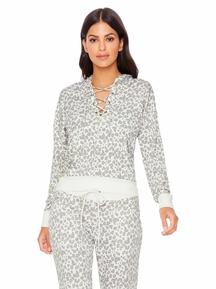 Women Loungewear Jessica Simpson Sunnyside Hoodie In Silver Filigree Painted Leopard Silver Filigree Painted Leopard Women Loungewear Jessica Simpson Sunnyside Hoodie In Silver Filigree Painted Leopard Silver Filigree Painted Leopard
