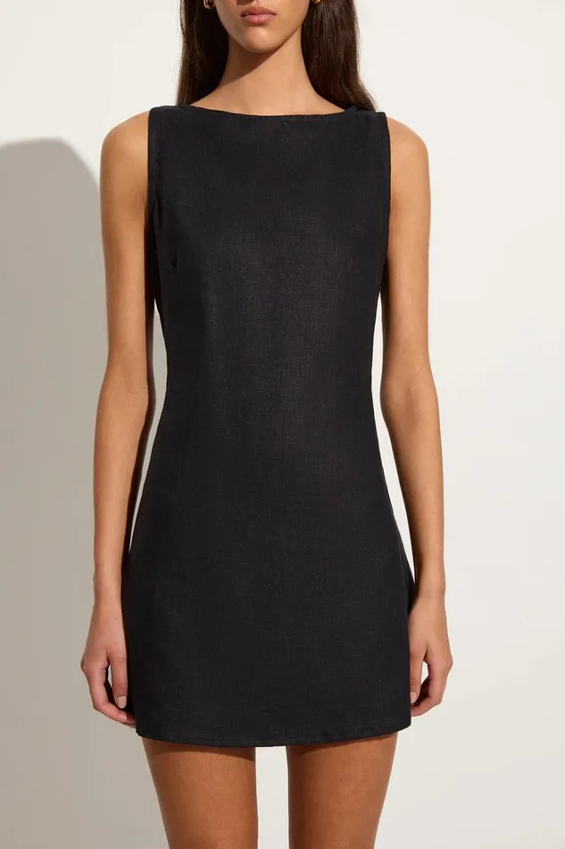 Women Lui Mini Dress Black Faithfull The Brand Dresses Women Lui Mini Dress Black Faithfull The Brand Dresses