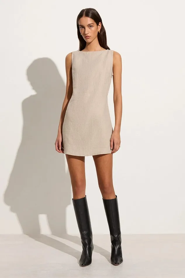 Women Lui Mini Dress Natural Faithfull The Brand Dresses