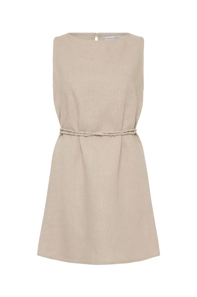 Women Lui Mini Dress Natural Faithfull The Brand Dresses Women Lui Mini Dress Natural Faithfull The Brand Dresses