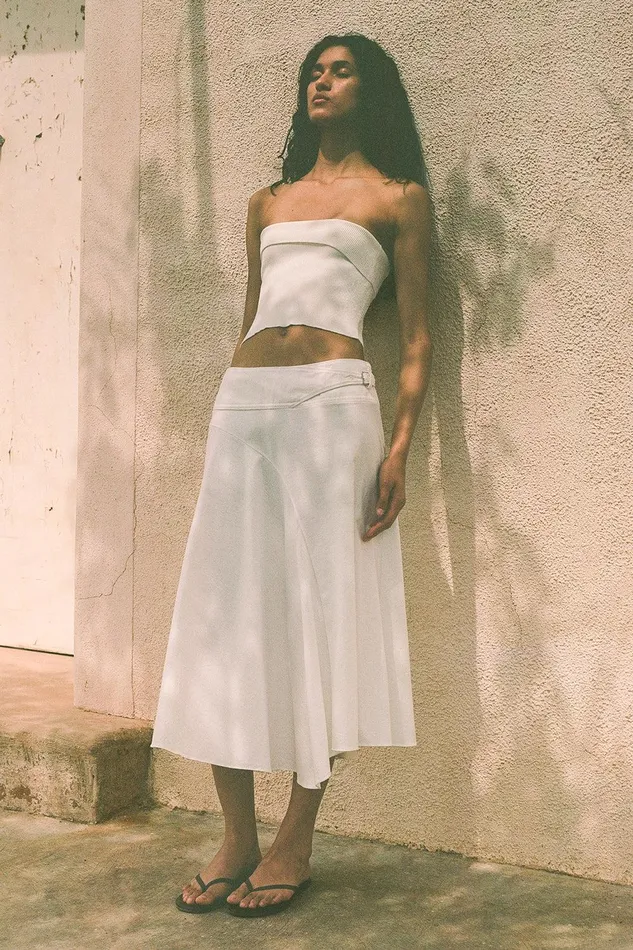 Women Maceio Skirt White Faithfull The Brand Skirts and Shorts Women Maceio Skirt White Faithfull The Brand Skirts and Shorts
