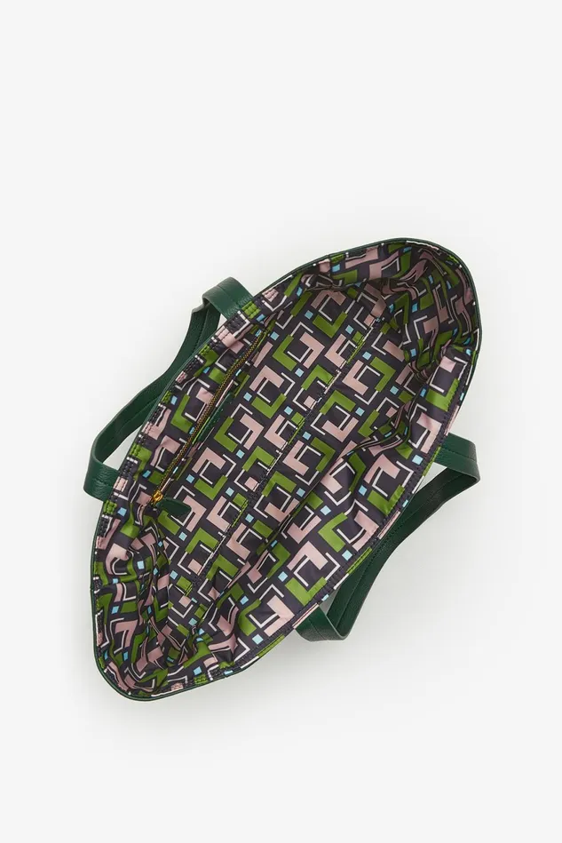 Women Malparmi Shopping Bag Double Face Shopping Bag Pistachio