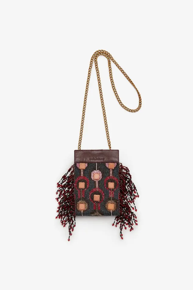 Women Malparmi Small Bags Muse Embroideries Bucket Bag Pinkblackcamel
