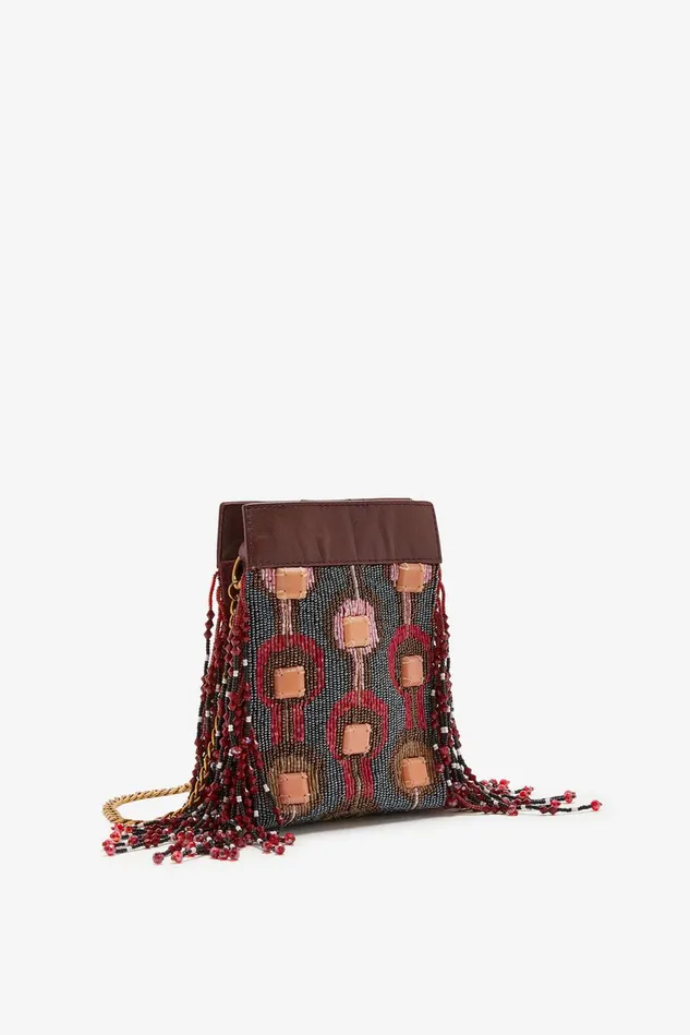 Women Malparmi Small Bags Muse Embroideries Bucket Bag Pinkblackcamel