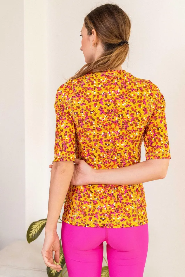 Women Malparmi Sportwear Pop Life TShirt Orangefuxia