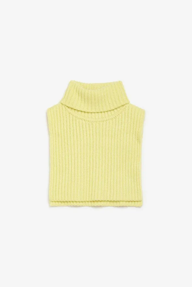 Women Malparmi Stoles Soft Alpaca Top Lemon