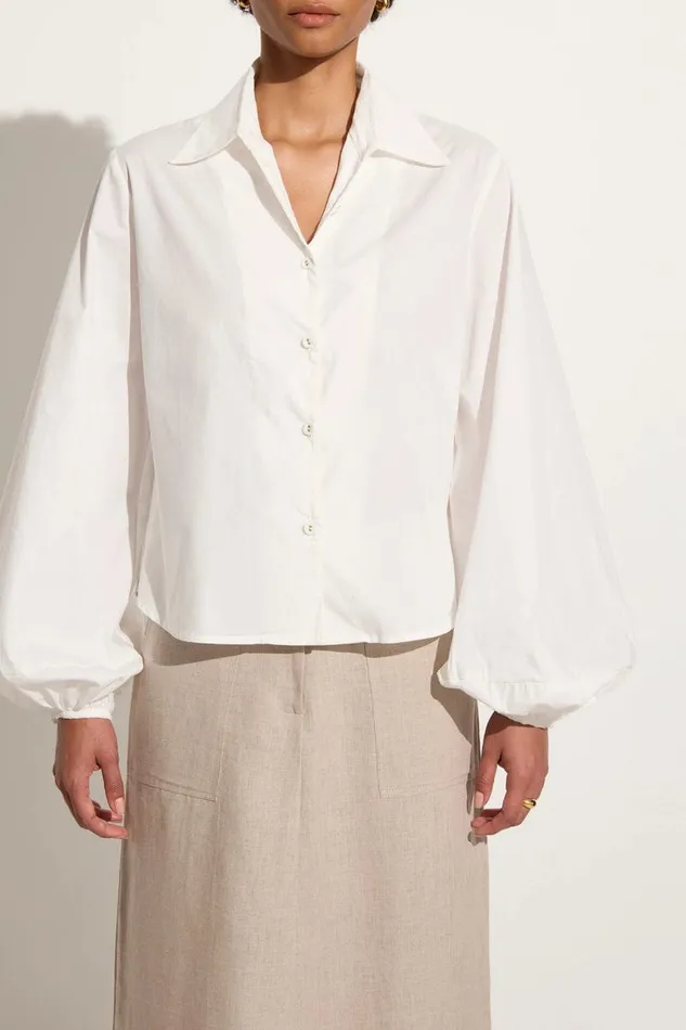 Women Managua Shirt White 8211 Final Sale Faithfull The Brand Tops Women Managua Shirt White 8211 Final Sale Faithfull The Brand Tops