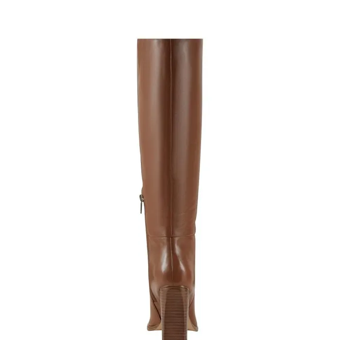 Women Marc Fisher Boots and Booties Lannie Dress Boot Medium Natural