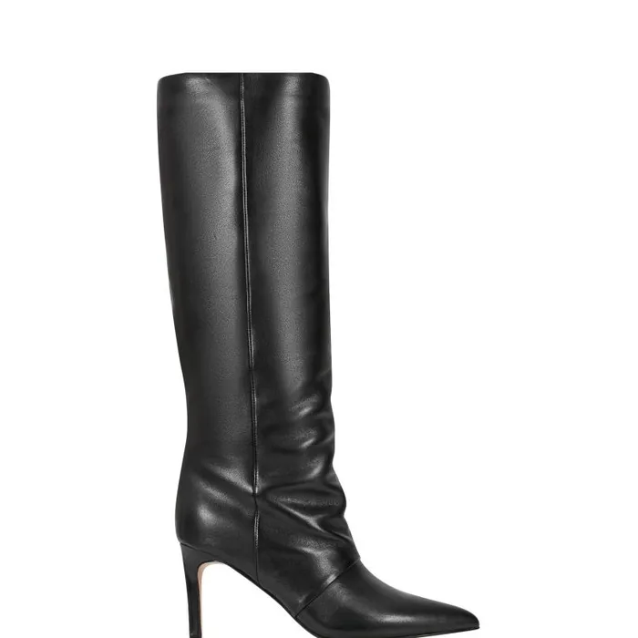 Women Marc Fisher Boots Narysa Dress Boot Black Leather
