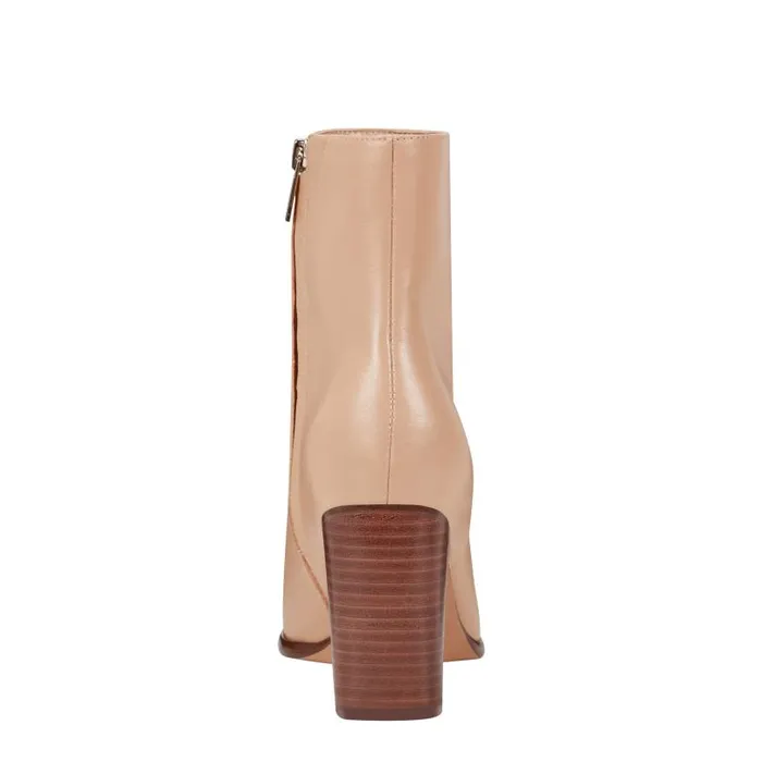 Women Marc Fisher Dress Boots Melysa Dress Bootie Light Natural Leather