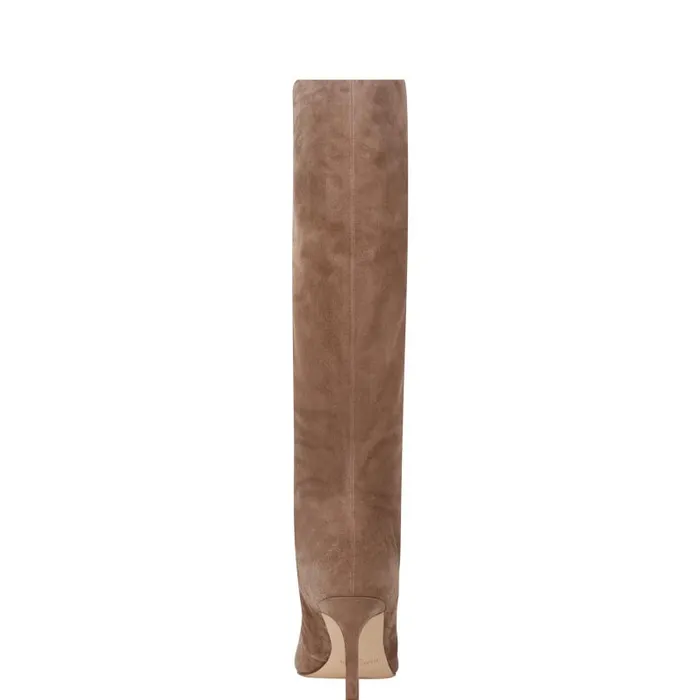 Women Marc Fisher Dress Boots Narysa Dress Boot Natural Suede
