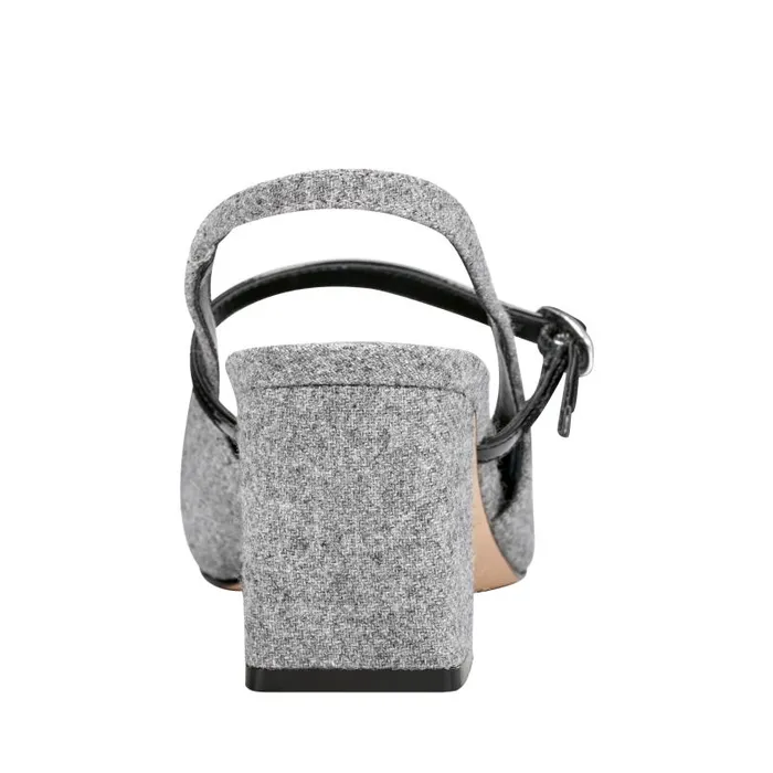 Women Marc Fisher Heels and Pumps Lanai Slingback Pump Light Grey Flannel