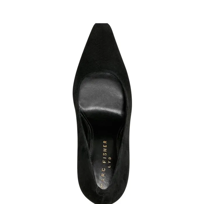Women Marc Fisher Heels and Pumps Olivy Pump Black Suede