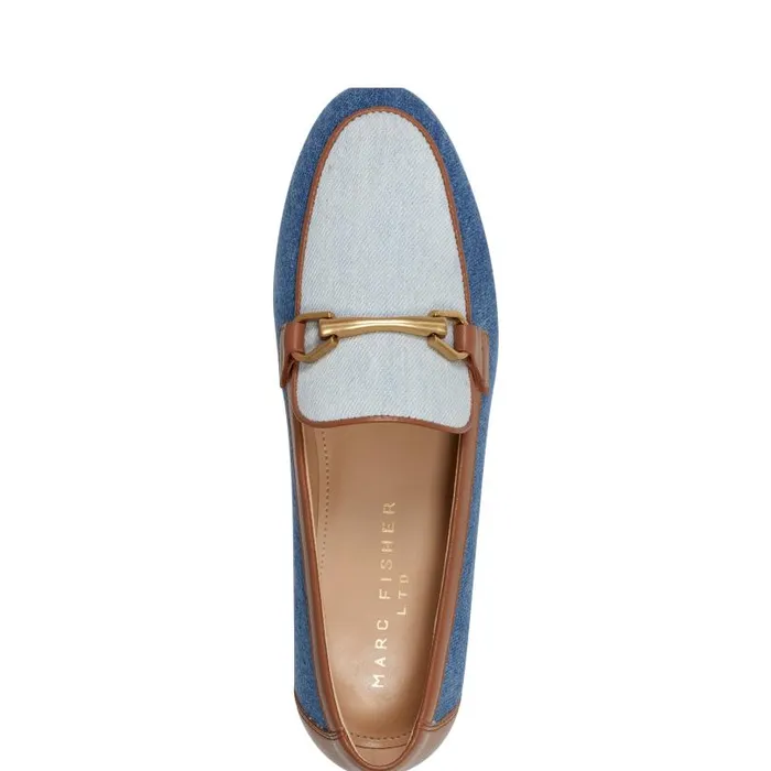 Women Marc Fisher Loafers and Flats Bleek Loafer Denim Multi