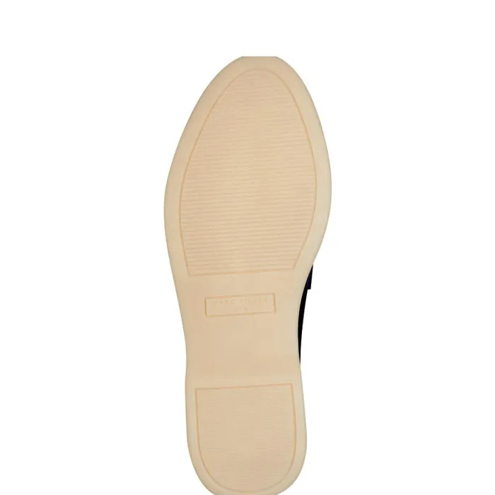 Women Marc Fisher Loafers and Flats Yanelli Casual Loafer Navy Suede