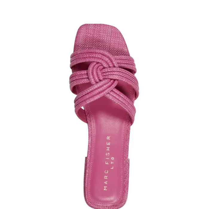 Women Marc Fisher Mules and Slides Casara Slide Sandal Pink