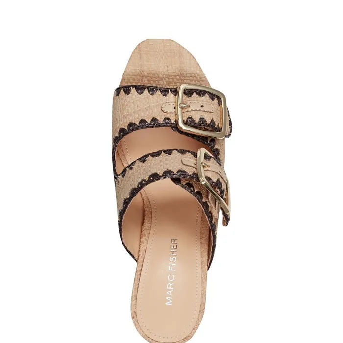 Women Marc Fisher Sandals Dalen Platform Sandal Light Natural