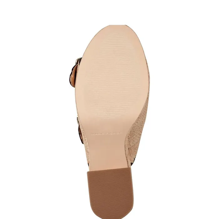 Women Marc Fisher Sandals Dalen Platform Sandal Light Natural