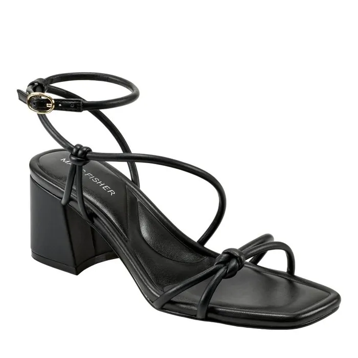 Women Marc Fisher Sandals Gurion Block Heel Sandal Black