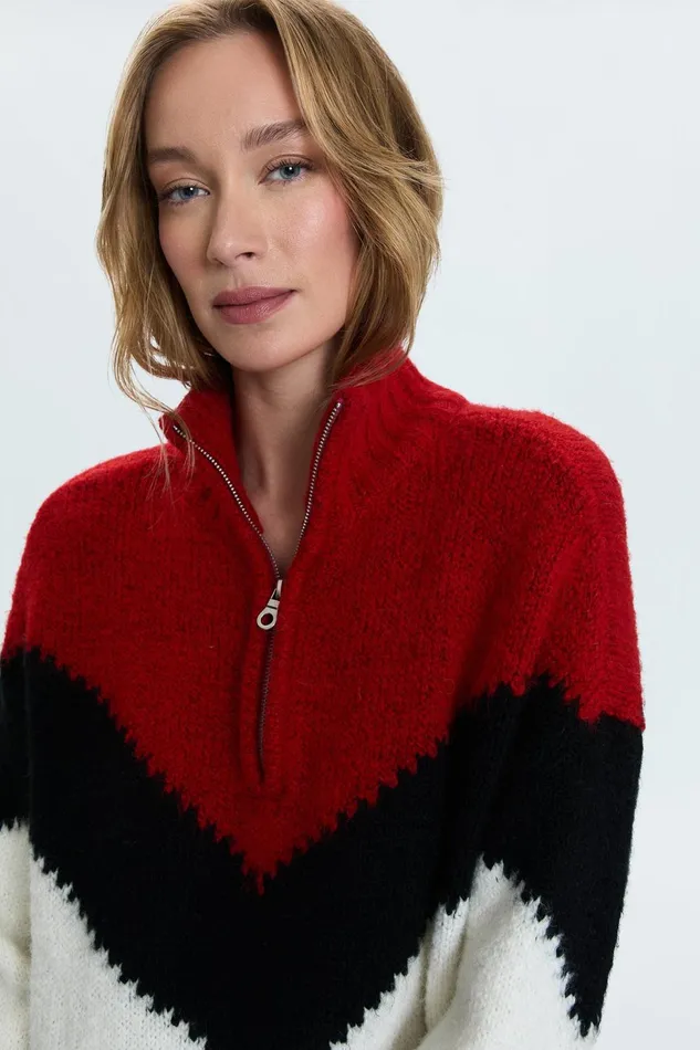 Women Maribel Sweater 8211 Chevron Pistola Denim Sweaters and Knits