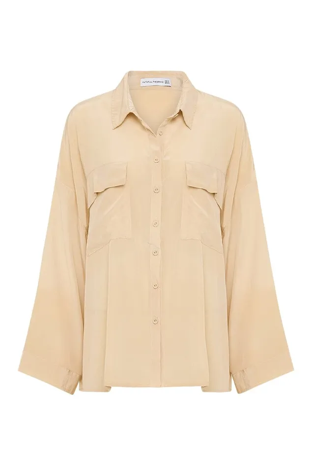 Women Martim Shirt Creme 8211 Final Sale Faithfull The Brand Tops Women Martim Shirt Creme 8211 Final Sale Faithfull The Brand Tops