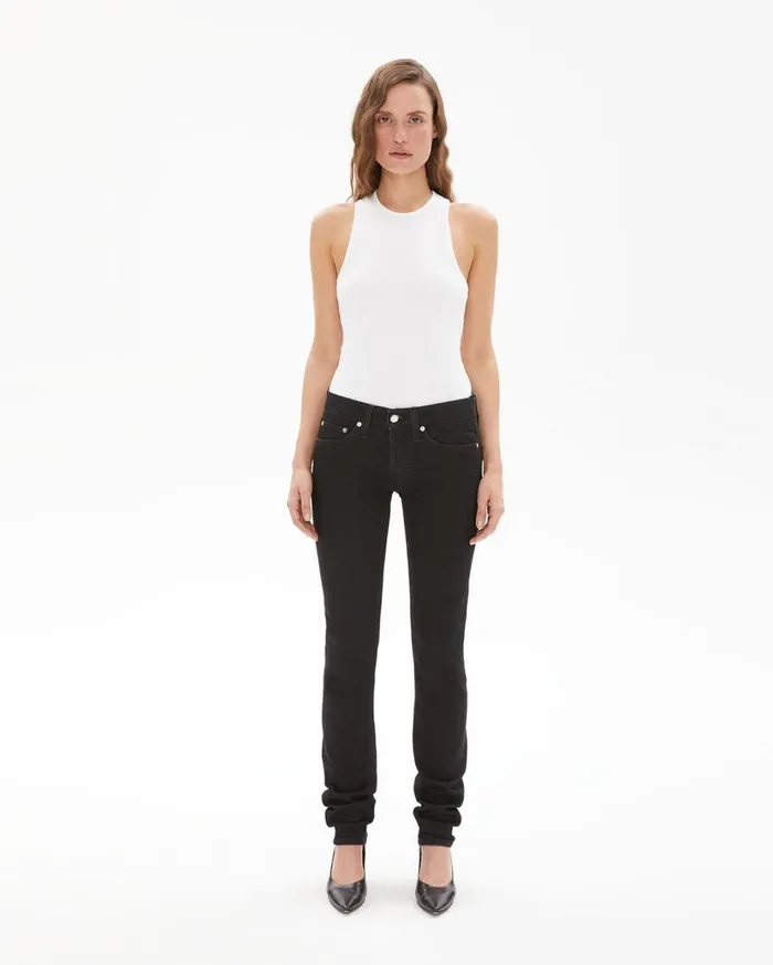 Women Masc Lo Drainpipe Jeans In Black Black Helmut Lang Pants