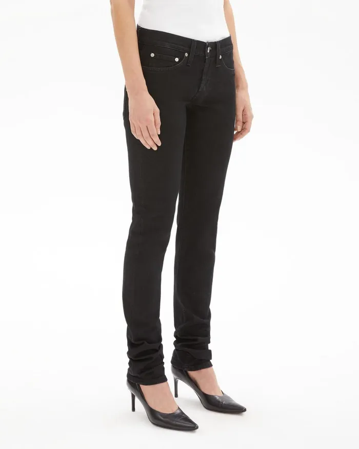 Women Masc Lo Drainpipe Jeans In Black Black Helmut Lang Pants