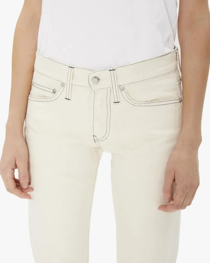 Women Masc Lo Drainpipe Jeans In Natural Natural Helmut Lang Pants