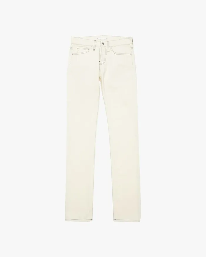 Women Masc Lo Drainpipe Jeans In Natural Natural Helmut Lang Pants