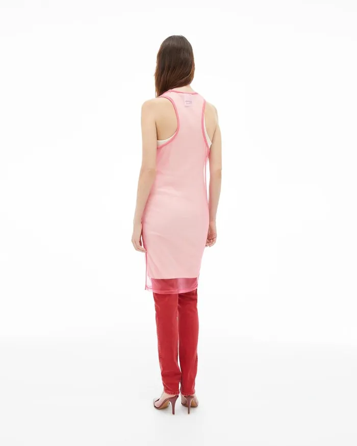Women Masc Tank Dress Prism Pink Helmut Lang Dresses