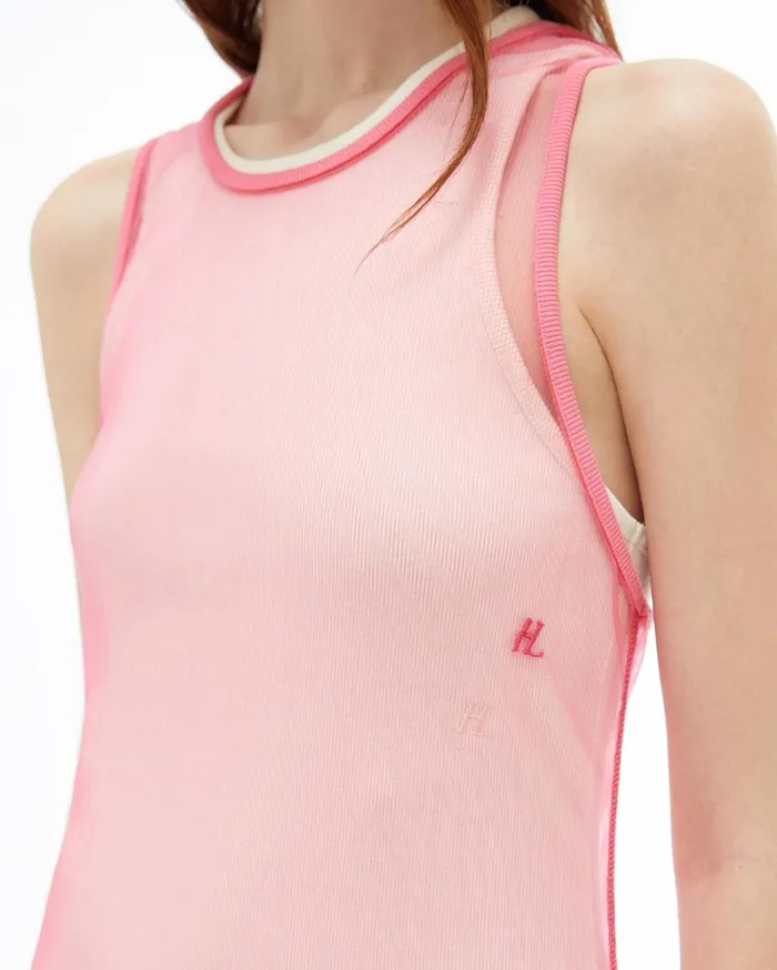 Women Masc Tank Dress Prism Pink Helmut Lang Dresses