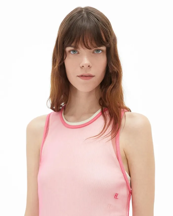 Women Masc Tank Dress Prism Pink Helmut Lang Dresses