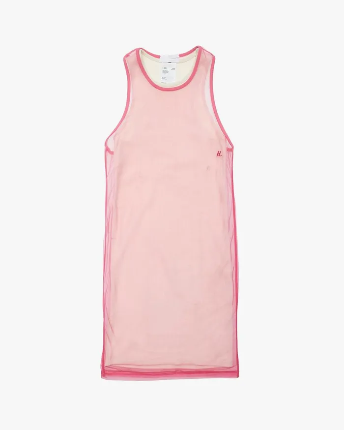 Women Masc Tank Dress Prism Pink Helmut Lang Dresses